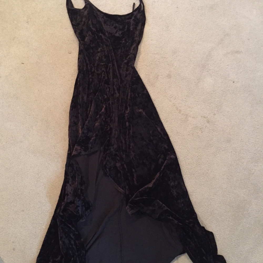 Velvet long dress